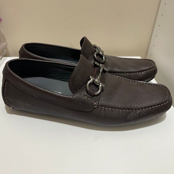 Men’s Brown Ferragamo Loafer Slip On - Picture 2 of 6
